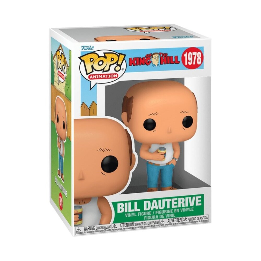 Funko POP! King of the Hill Bill Dauterive Figure #1978!